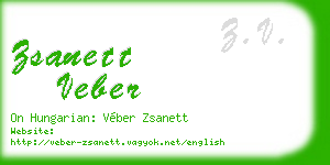 zsanett veber business card